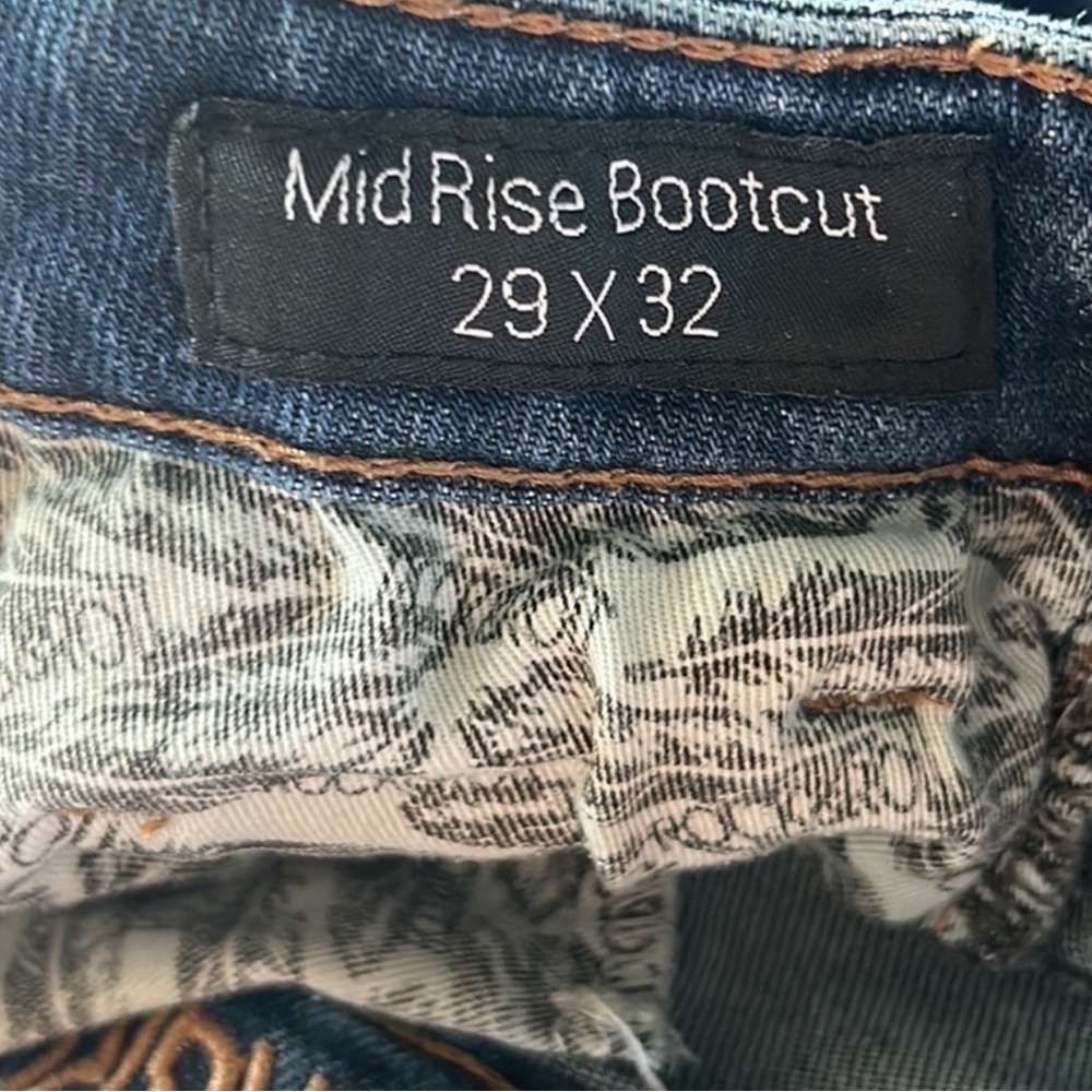 Rock & Roll Cowgirl mid rise boot cut jeans size 29x32